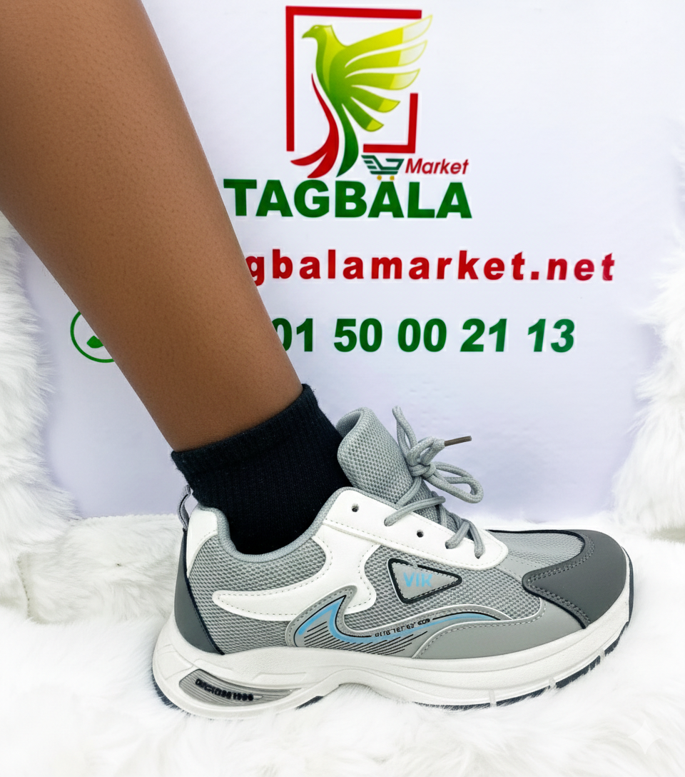 Sneaker Sport & Lifestyle - Gris et Blanc